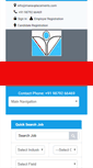 Mobile Screenshot of manavplacements.com